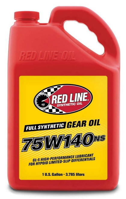 Redline Oil RED57105 Gear Oil, 75W140NS, Synthetic, 1 gal Jug, Each
