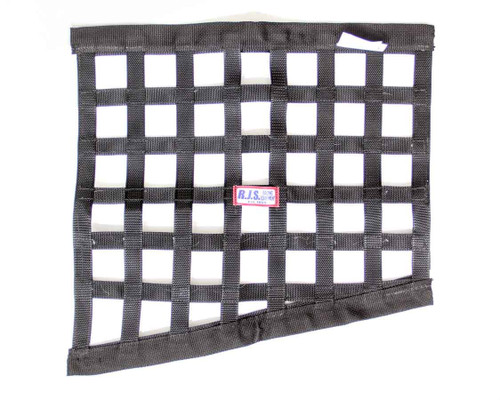 Rjs Safety 10000101 Window Net, SFI 27.1, 1 in Webbing, Trapezoid, Black, Drag Race, Each