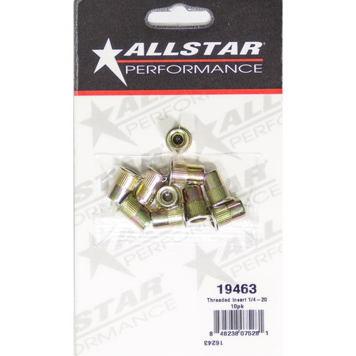 Allstar Performance ALL19463 Threaded Insert 1/4-20 10pk
