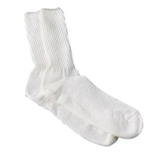 Rjs Safety 800070006 Socks, Nomex, White, X-Large, Pair