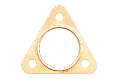 Sce Gaskets 4172 Turbo Flange Gasket, Pro Copper, 2.275 in Round, 3-Bolt, Copper, Buick V6, Each