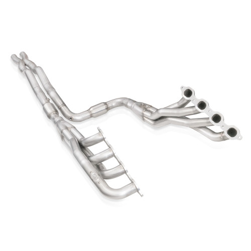 Stainless Works CT220HSTCAT Headers, Long Tube, 1-7/8 in Primary, 3 in Collector, Catted, X-Pipe Included, Stainless, GM GenV LT-Series, Natural, GM Fullsize Truck 2020-21, Kit