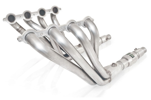 Stainless Works SCA11HCATST Headers, Stainless Power, Long Tube, 1-7/8 in Primary, 3 in Collectors, Catted, Intermediate Pipe Included, Stainless, Natural, 6.2L, Chevy Camaro 2010-15, Kit