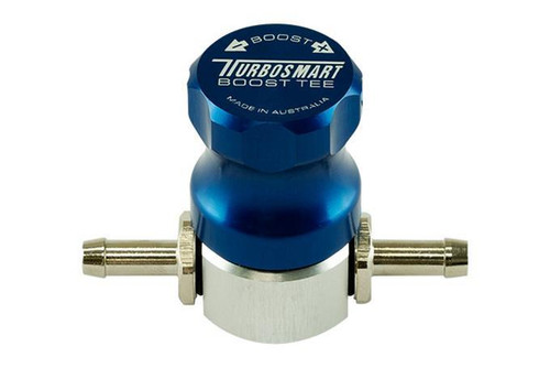 Turbosmart Usa TS-0101-1101 Boost Controller, Boost Tee, Manual, Adjustable, Aluminum, Blue Anodized, Universal, Each