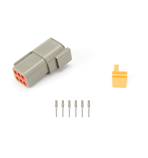 Turbosmart Usa TS-0550-3128 Electrical Connector, Deutsch Connector, Male, 6 Pin, 14 Gauge Wire, Each