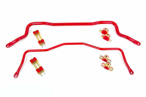 Umi Performance 211213-R Sway Bar, Front / Rear, 35 mm Diameter Front, 22 mm Diameter Rear, Steel, Red Powder Coat, GM F-Body 1993-2002, Kit