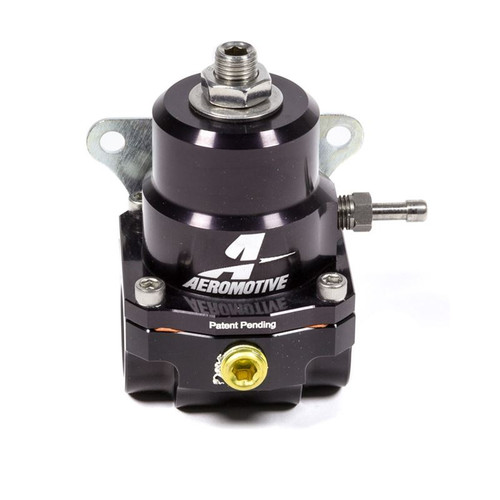 Aeromotive 13139 A1000 Gen-II EFI Fuel Pressure Regulator, 40-75 PSI, Black Anodized