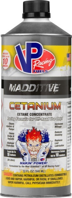 Vp Racing 2865 Fuel Additive, MADDITIVE, System Cleaner, Cetane Booster, 20.00 oz Bottle, Diesel, Each