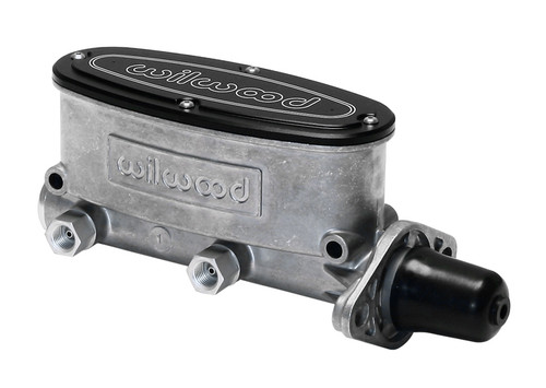 Wilwood 260-8556 Master Cylinder, Tandem, 1-1/8 in Bore, 1.100 in Stroke, Integral Reservoir, Aluminum, Natural, Kit