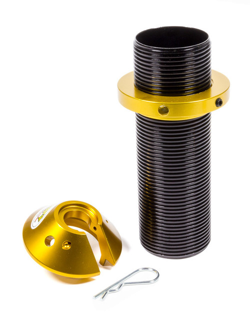 A-1 Products A1-12436 Coil-Over Kit, 2.500 in ID Spring, 7 in Sleeve, Aluminum, Black / Gold Anodized, Bilstein 1-7/8 in Shocks, Kit