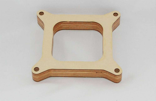 Advanced Engine Design 6170 Carburetor Spacer, 1 in Thick, Open, Square Bore, Wood, Natural, Each