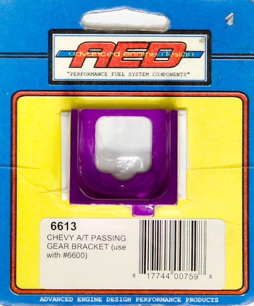 Advanced Engine Design 6613 Kickdown Bracket, Aluminum, Purple Anodized, AED Adjustable Throttle Brackets, Each