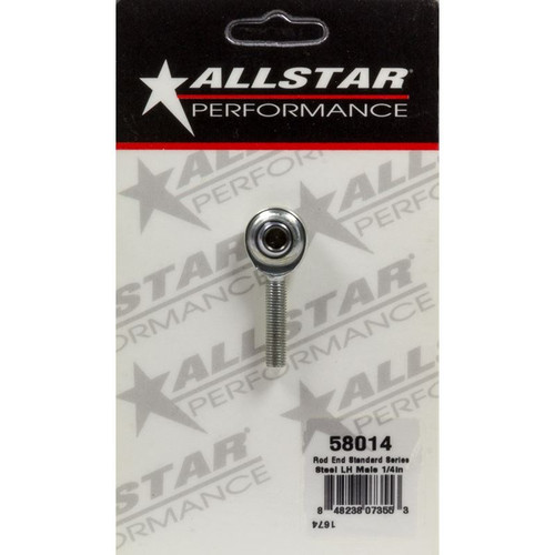 Allstar Performance ALL58014 Rod End LH 1/4 Male Steel