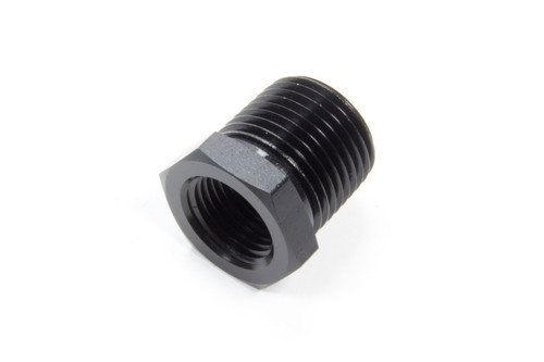 Aeroquip FCM5139 Fitting, Bushing, 1/2 in NPT Male to 3/8 in NPT Female, Aluminum, Black Anodized, Each