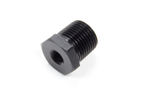 Aeroquip FCM5141 Fitting, Bushing, 1/2 in NPT Male to 1/8 in NPT Female, Aluminum, Black Anodized, Each