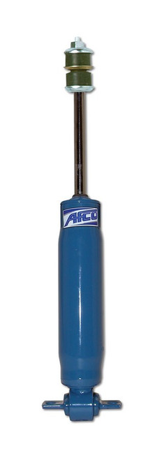 Afco Racing Products 1020 Shock, 10 Series, Twintube, 9.37 in Compressed / 13.375 in Extended, 2.02 in OD, C7-R7 Valve, Steel, Blue Paint, GM F-Body 1970-81, Each