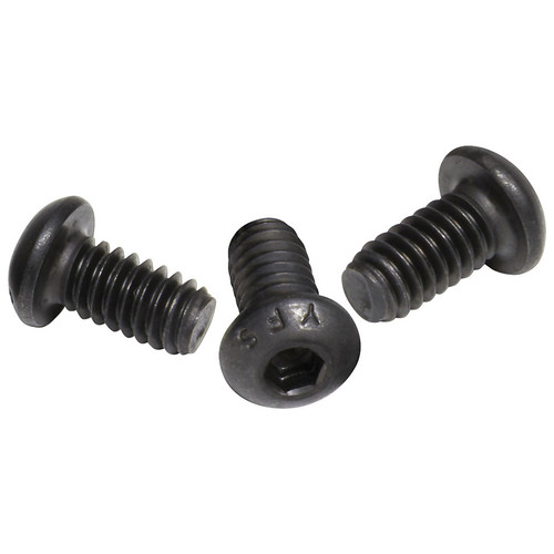 Allstar Performance ALL16936 Bolt, 8-32 in Thread, 1/2 in Long, Button Head, Steel, Black Oxide, Universal, Set of 25