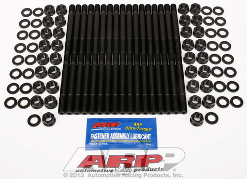 Arp 130-4062 Cylinder Head Stud Kit, 12 mm Studs, Hex Nuts, Chromoly, Black Oxide, Chevy Diesel, Kit