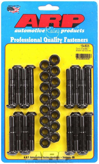 Arp 154-6005 Connecting Rod Bolt Kit, High Performance Series, Chromoly, EBU Marked Rods, Ford Y Block, Set of 16
