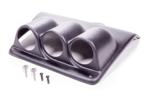 Autometer 15018 Gauge Pod, Three 2-1/16 in Diameter Gauges, Lower Console, Plastic, Black, Super Duty, Ford Fullsize Truck 1999-2006, Each