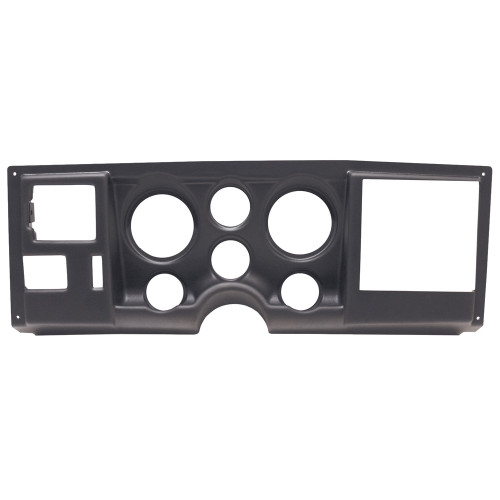 Autometer 2925 Dash Panel, Direct-Fit, Four 2-1/16 in Holes, Two 3-3/8 in Holes, Plastic, Black, With Vents, GM Fullsize Truck 1988-94, Each