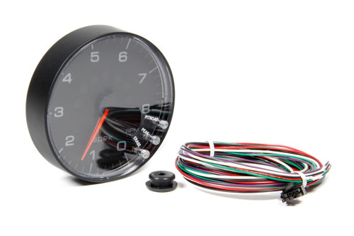 Autometer P238328 Tachometer, Spek Pro, 8000 RPM, Electric, Analog, 5 in Diameter, Dash Mount, Shift Light, Peak Recall, Black Face, Each