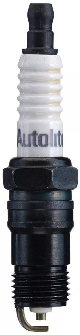 Autolite 765 Spark Plug, 14 mm Thread, 0.708 in Reach, Tapered Seat, Resistor, Each