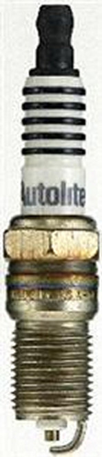 Autolite AR103 Spark Plug, Racing, 14 mm Thread, 0.708 in Reach, Tapered Seat, Resistor, Each