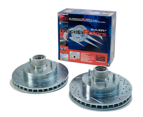 Baer Brakes 05516-020 Brake Rotor, Sport, Front, Directional / Drilled / Slotted, 11.860 in OD, Iron, Zinc Plated, Various Applications, Pair