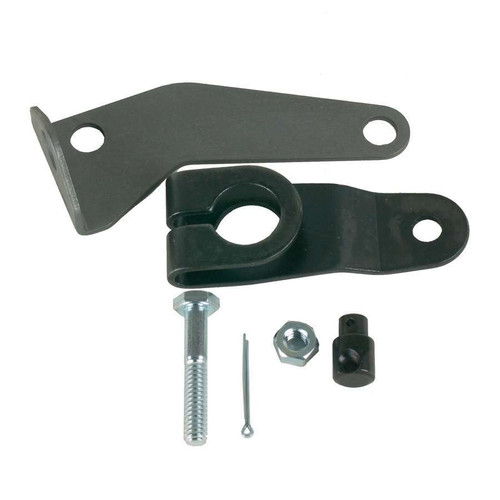 B And M Automotive 50498 Transmission Shift Bracket and Lever, Pan Mounted, Hardware Included, Steel, Natural, C4, Kit