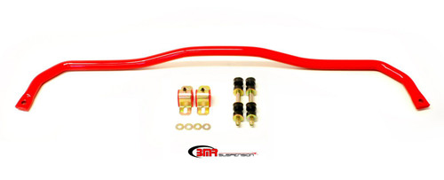 BMR Suspension SB004R Sway Bar, Front, 1-1/4 in Diameter, Steel, Red Powder Coat, GM X-Body 1968-74, Kit