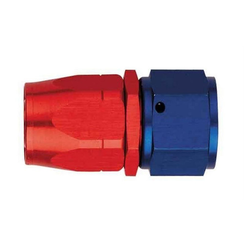 Areoquip FCM1017 -20 AN to Hose End, Straight, Aluminum. Blue/Red Anodized