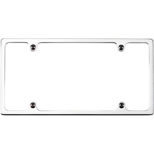 Billet Specialties 55020 License Plate Frame, Slimline, Recessed, Billet Aluminum, Polished, Each