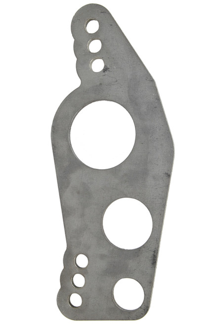 Chassis Engineering C/E3515-2 Four Link Bracket, Housing Bracket, Top Gun, Weld-On, 1/4 in Thick, 5/8 in Holes, Steel, Natural, 3 in Axle Tubes, Each