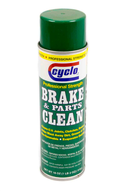 Cyclo C32 Brake Cleaner, Brake and Parts Clean, Chlorinated, 18.00 oz Aerosol, Each