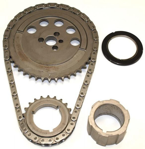 Cloyes 9-3658TX3Z Timing Chain Set, Race Billet Z-Racing, Single Roller, 3 Keyway Adjustable, Thrust Bearing, Steel, LS1 / LS2 / LS6, GM LS-Series, Kit