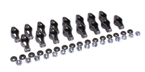 Comp Cams 1418-16 Rocker Arm, Magnum, 3/8 in Stud Mount, 1.60 Ratio, Roller Tip, Chromoly, Small Block Chevy, Set of 16