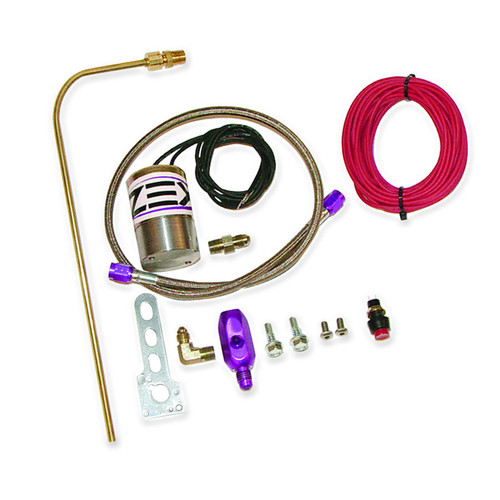 Comp Cams 82010 Nitrous Oxide Purge Kit, Single Outlet, V-Pattern Purge Cloud, Solenoid / Wiring / Fittings / Button, 4 AN Thread, Kit