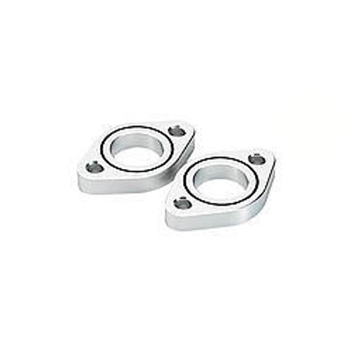 CSR Performance 9011 Water Pump Spacer, 1/2 in Thick, O-Ring, Billet Aluminum, Natural, Small Block Chevy, Pair