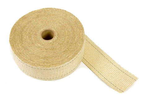 Design Engineering 10102 Exhaust Wrap, 2 in Wide, 50 ft Roll, Woven Fiberglass, Tan, Each