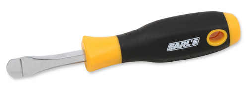 Earls 041ERL Wrench, Quick Release Fastener, 3/8 in Slot Head, Easy Grip Handle, Steel Shank, Plastic, Black / Yellow, Each