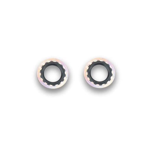 Earls 178006ERL Sealing Washer, Stat-O-Seal, 3/8 in ID, Aluminum Washer, Rubber O-Ring, Pair