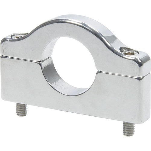 Allstar ALL14452 Roll Bar Accessory Clamp, 2 1/2 in Bolt Spacing, 1 1/4 in ID, Aluminum, Polished, Each