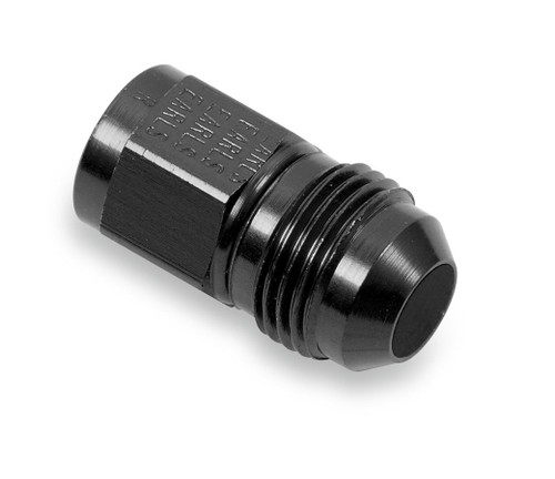 Earls AT9893034ERL Fitting, Adapter, Straight, 3 AN Female to 4 AN Male, Swivel, Aluminum, Black Anodized, Each