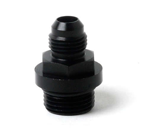 Earls AT991959ERL Fitting, Adapter, Straight, 6 AN Male to 3/4-16 in Male, Aluminum, Black Anodized, Each