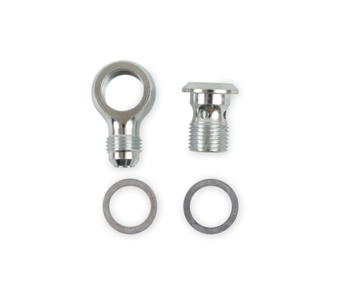 Earls PS0004ERL Fitting, Adapter, Straight, 6 AN Banjo Fitting to 16 mm x 1.50 Male, Aluminum, Natural, Each
