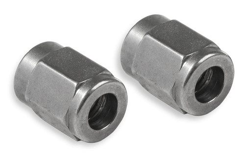 Earls SS581803ERL Fitting, Tube Nut, 3 AN, 3/16 in Tube, Stainless, Natural, Pair