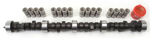 Edelbrock 2102 Camshaft / Lifters, Performer-Plus, Hydraulic Flat Tappet, Lift 0.420 / 0.442 in, Duration 204 / 214, 112 LSA, Small Block Chevy, Kit