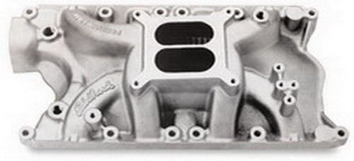 Edelbrock 7181 Intake Manifold, Performer RPM 351W, Square Bore, Dual Plane, Aluminum, Natural, Small Block Ford, Each