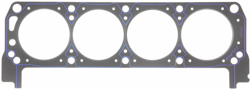 Fel-Pro 1156-2 Cylinder Head Gasket, 4.100 in Bore, 0.039 in Compression Thickness, Steel Core Laminate, Small Block Ford, Each